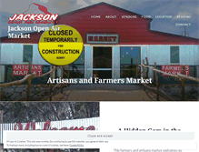 Tablet Screenshot of jacksonopenairmarket.com